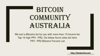 Bitcoin Community Australia