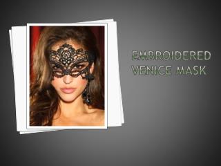 Embroidered Venice Mask