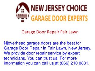 Garage Door Repair Fair Lawn