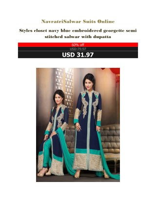Navratri Salwar Suits Online