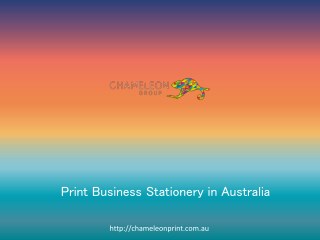 Print Business Stationery in Australia