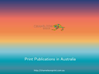 Print Publications in Australia