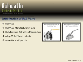 Ball Valve - A Flow Control Solution