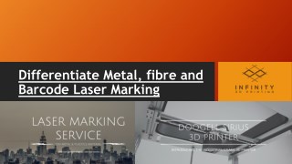 Differentiate Metal, fibre and Barcode Laser Marking