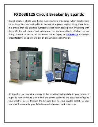 FXD63B125 Circuit Breaker by Epandc