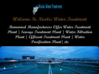 Sewage Treatment Plant in Faridabad