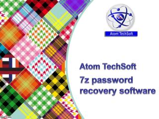 Atom TechSoft 7z password recovery software