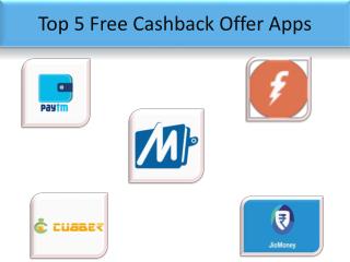 Top 5 Free Cashback Offer App