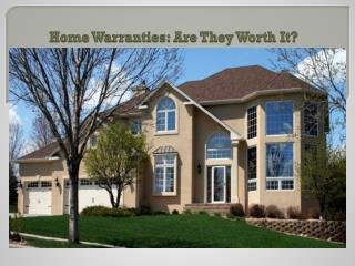 Home Warranties: Are They Worth It?