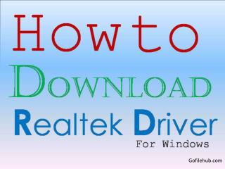 Download Realtek AC'97 Driver A4.06 | Best Sound Driver For Windows | Gofilehub.com