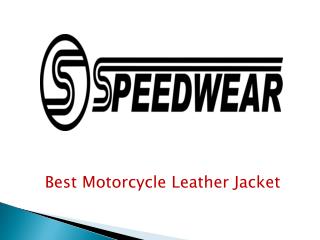 Best Motorcycle Leather Jacket