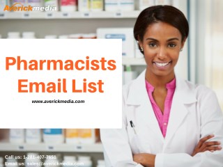 Pharmacists Email List