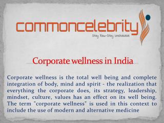 Corporate wellness in India