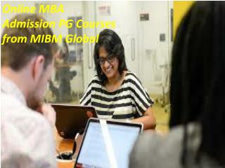 Online MBA Admission PG Courses from NOIDA