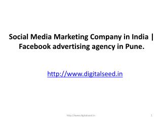 Social Media Marketing Company in India | Facebook advertising agency in Pune