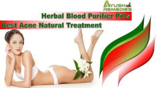 Herbal Blood Purifier Pills - Best Acne Natural Treatment