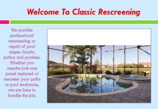 Pool Screen Repair Sarasota