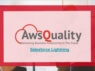 Salesforce lightning services :- Future of sales by awsquality