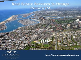 Real Estate Services in Orange County CA