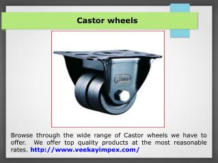 Caster Wheel Suppliers