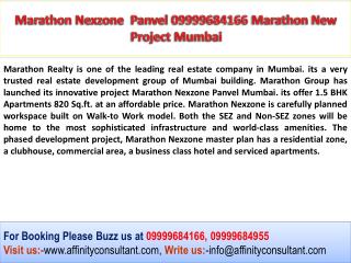 Marathon Nexzone 09999684166 Panvel Luxury Apartments