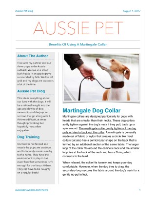 Are Whippet collars practical? (AussiePet)