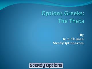 Options Greeks: The Theta