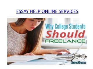 GET ESSAY HELP ONLINE SERVICES From EssayGator.com Experts