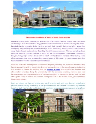 Property in turkey