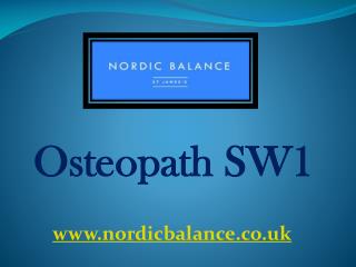 Osteopath SW1 - www.nordicbalance.co.uk