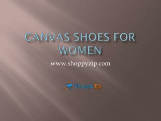Casual canvas shoes for women’s