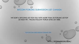 Bitcoin Mining Forum Canada
