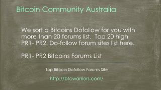 Bitcoin Community Australia