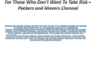 Contract Packers And Movers Chennai To Get Amazed With Flawless And Monetarily Savvy Relocation