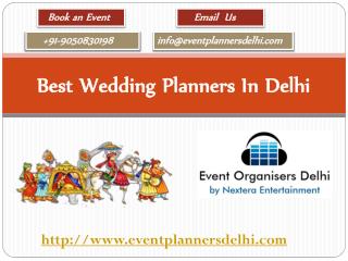 Best Wedding Planners In Delhi