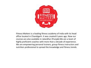 Fitness Matters