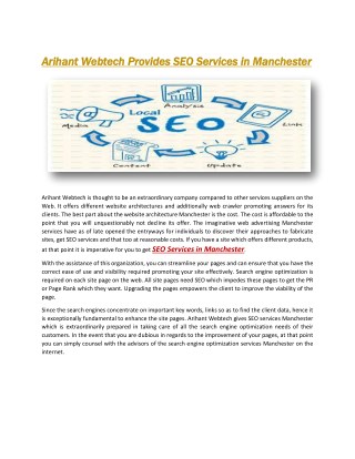 Get SEO Services in Manchester