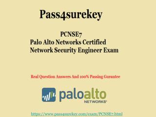 Latest Palo Alto Networks PCNSE7 Exam Question with Dumps