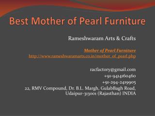 Best Mother of Pearl Furniture