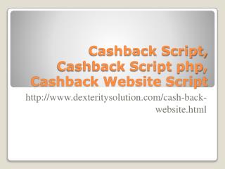 Cashback Script, Cashback Script php