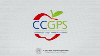 Common Core Georgia Performance Standards Universal Design for Learning, Part 1
