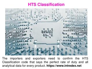 HTS Classification