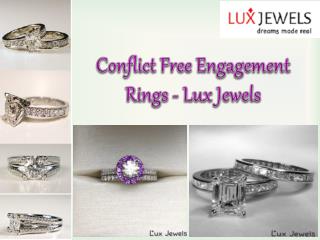 Conflict Free Engagement Rings - Lux Jewels