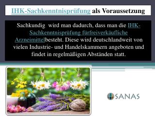 IHK-Sachkenntnisprüfung als Voraussetzung