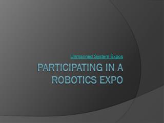 Participating in a Robotics Expo