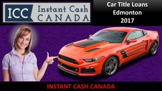 Car Title Loans Edmonton