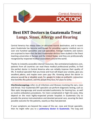 pulmonary doctor in Guatemala