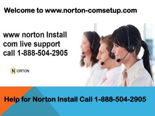 We convey help for WWW.NORTON.COM/SETUP live help Call US 1-888-504-2905.