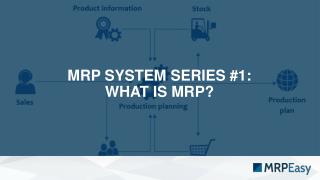 MRP System Series #1: What is MRP?