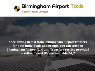 Airport Transfers in Birmingham